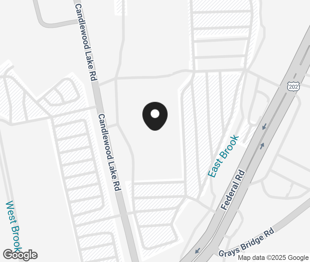 Google Map of 84 Federal Rd, Brookfield CT 06804