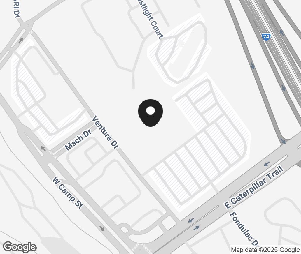 Google Map of 401 N Main St, East Peoria IL 61611