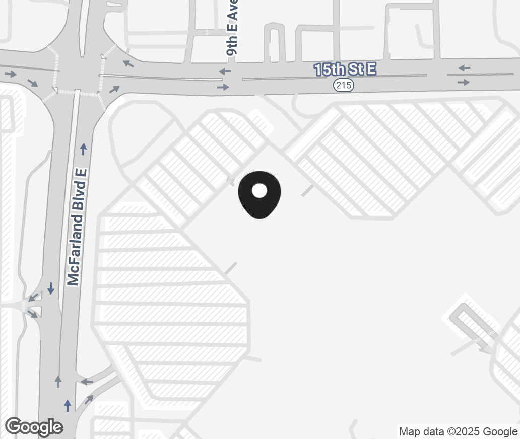 Google Map of 1701 Mcfarland Boulevard East Suite 169, Tuscaloosa AL 35404