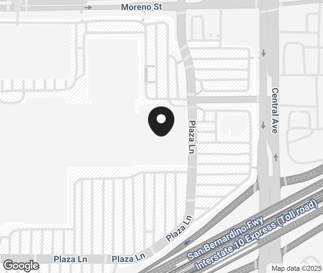 Google Map of 5200 Montclair Plaza Lane, Montclair CA 91763