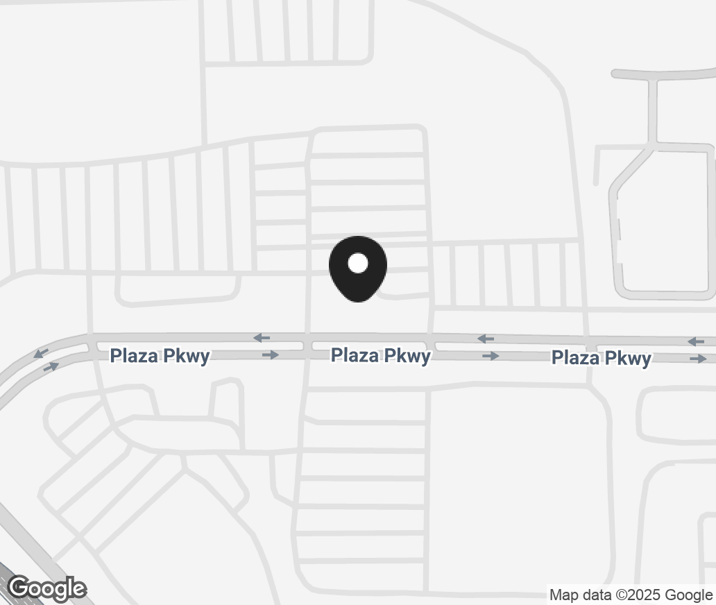 Google Map of 2225 Plaza Pkwy Ste G, Modesto CA 95350