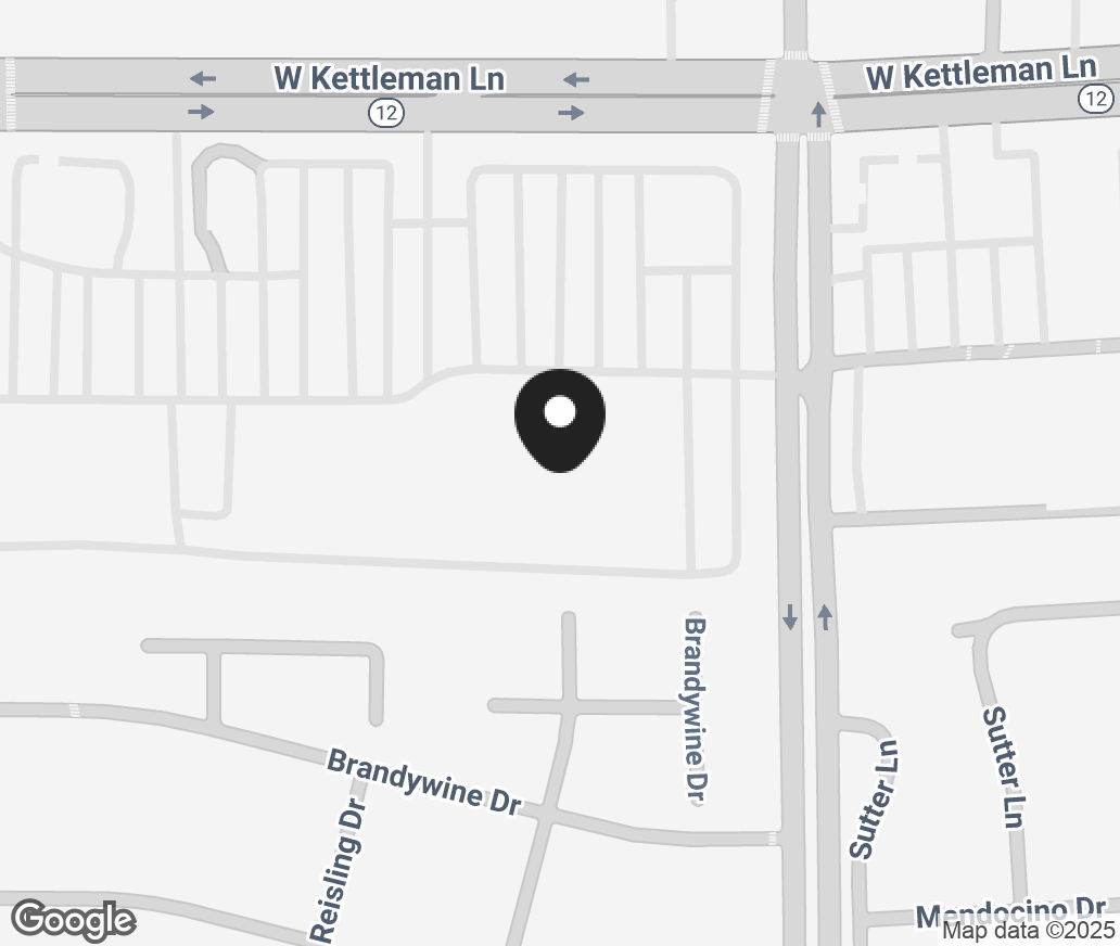 Google Map of 530 W Kettleman Ln, Lodi CA 95240
