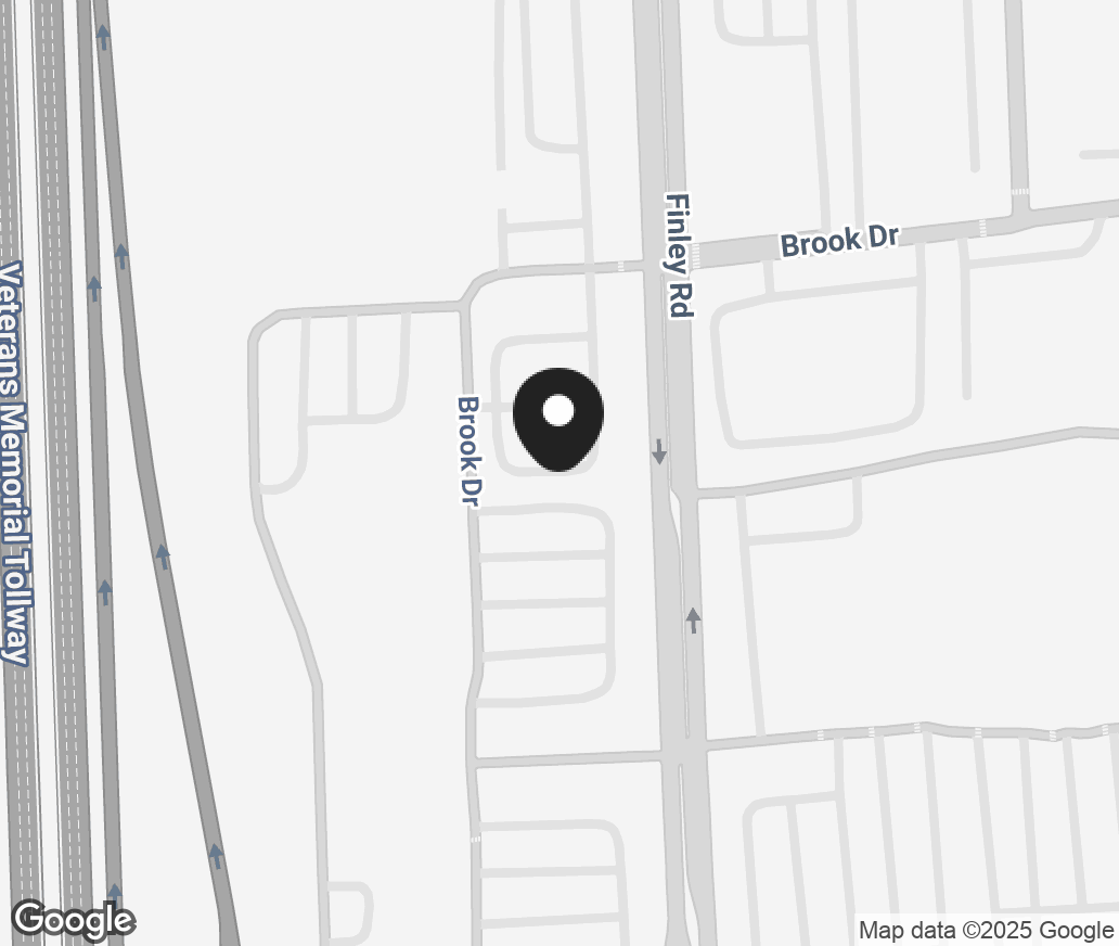 Google Map of 2920 S Finley Rd, Downers Grove IL 60515