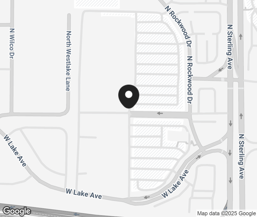 Google Map of 2601 West Lake Street, Peoria IL 61615