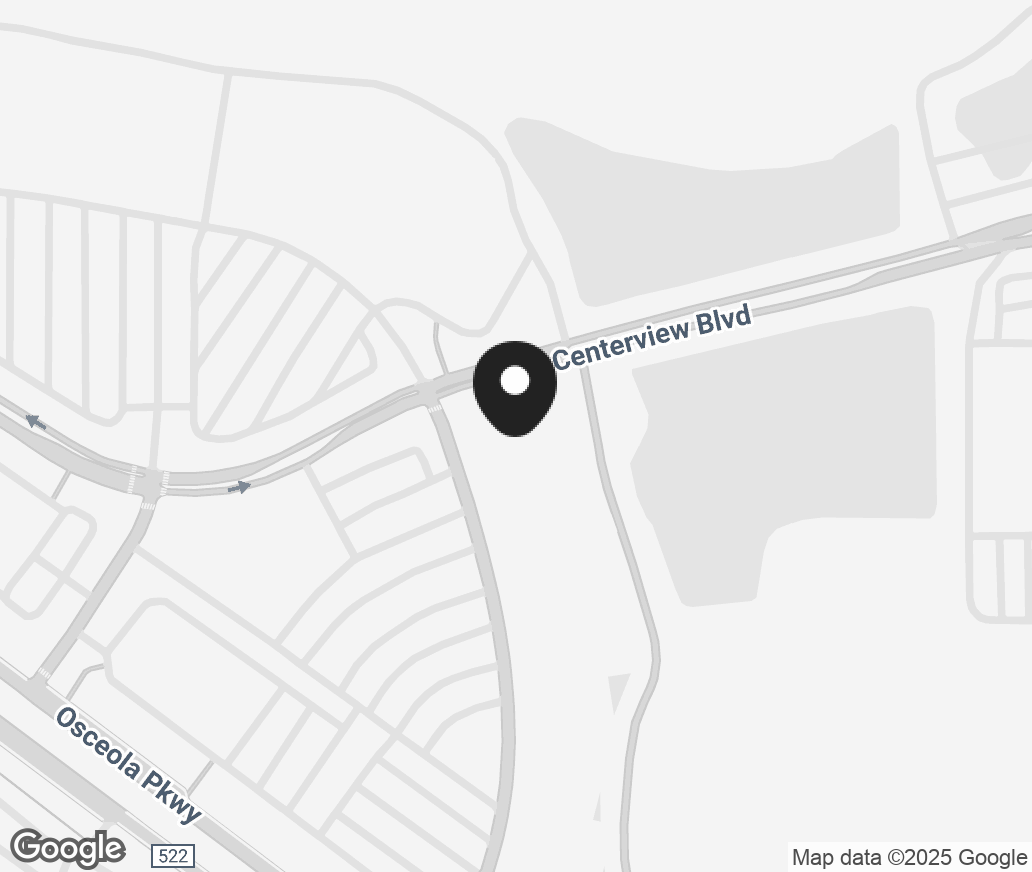Google Map of 608 Centerview Blvd, Kissimmee FL 34741