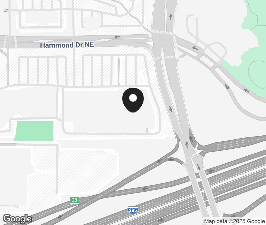 Google Map of 1201 Hammond Drive Northeast, Dunwoody GA 30346