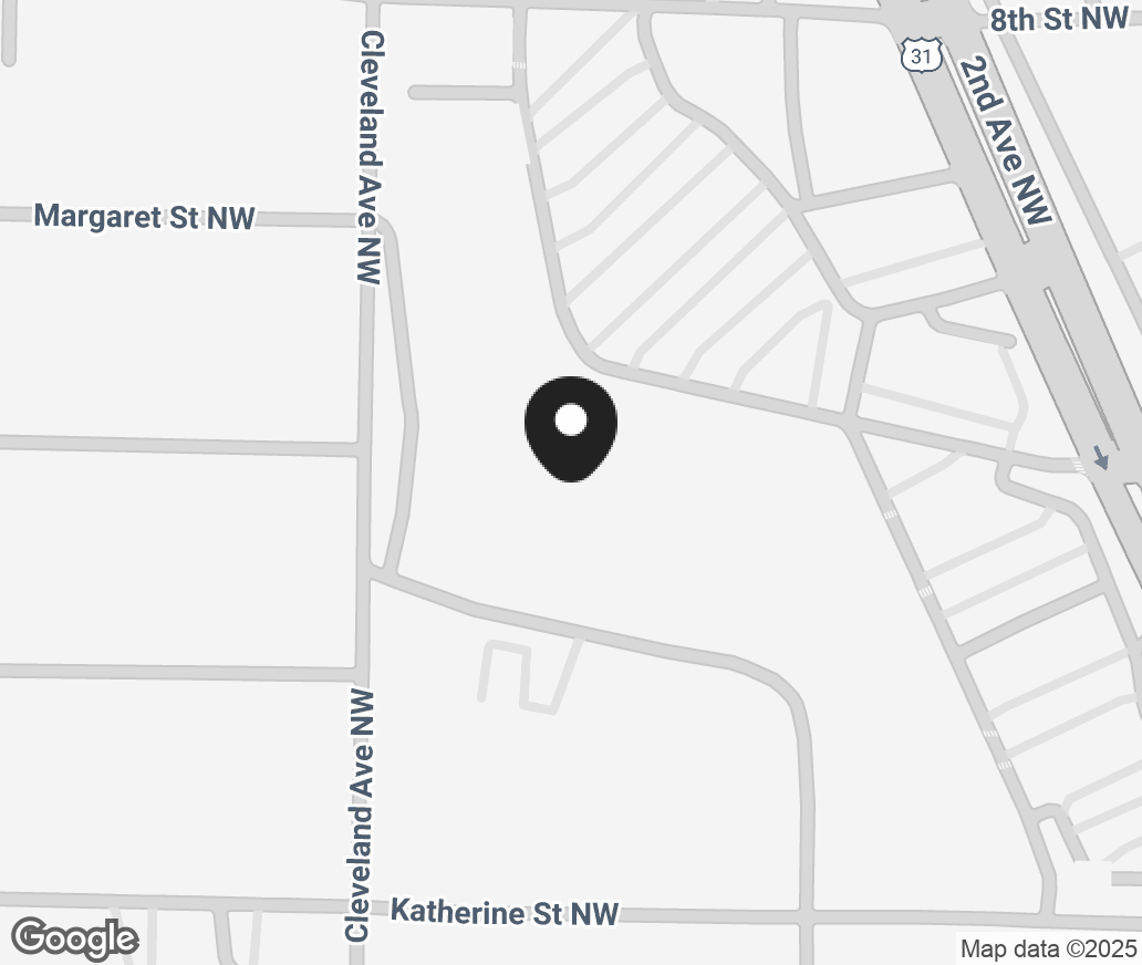 Google Map of 1216 Cullman Shopping Center, Cullman AL 35055