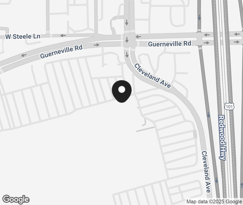 Google Map of 180 Coddingtown Center, Santa Rosa CA 95401