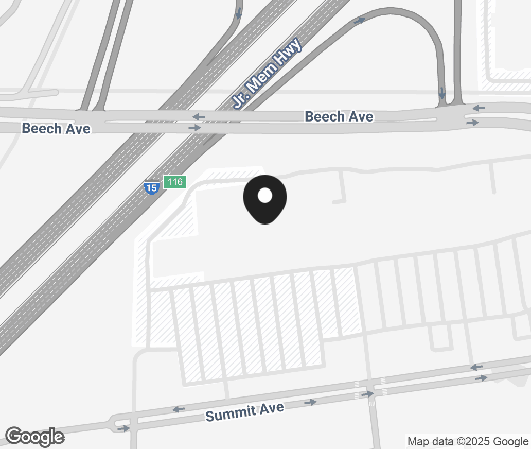 Google Map of 14960 Summit Ave, Fontana CA 92336