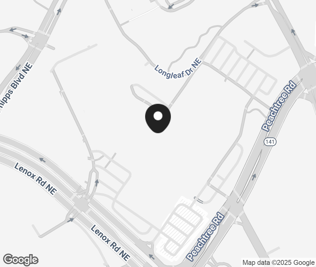 Google Map of 3500 Peachtree Road Northeast, Atlanta GA 30326