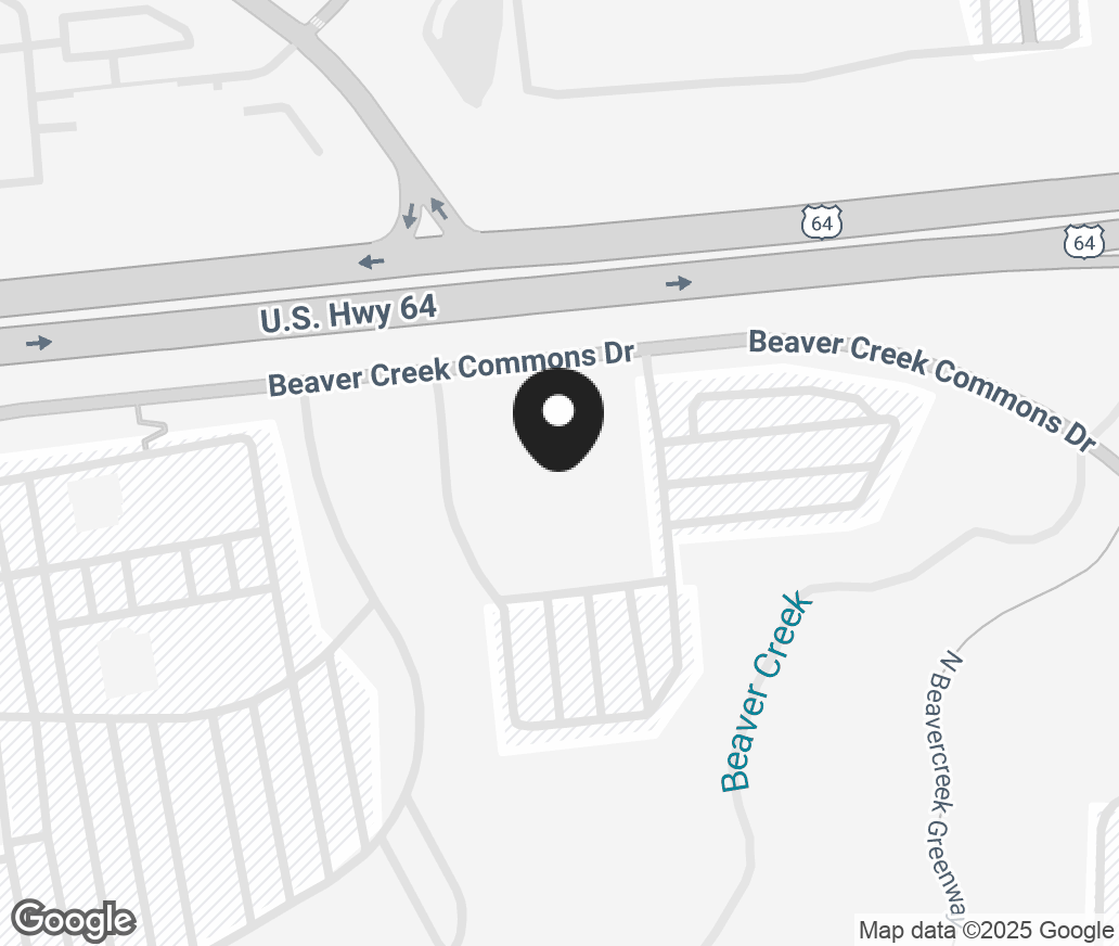 Google Map of 1301 Beaver Creek Commons, Apex NC 27502
