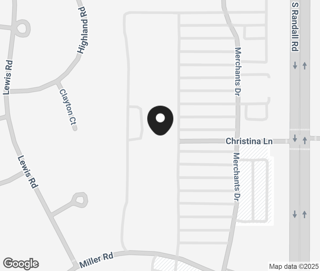 Google Map of 1560 S Randall Road, Geneva IL 60134