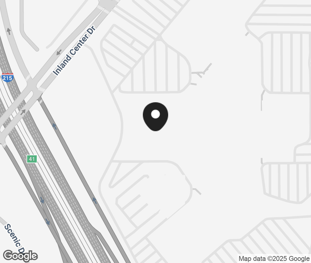Google Map of 400 Inland Center Dr, San Bernardino CA 92408