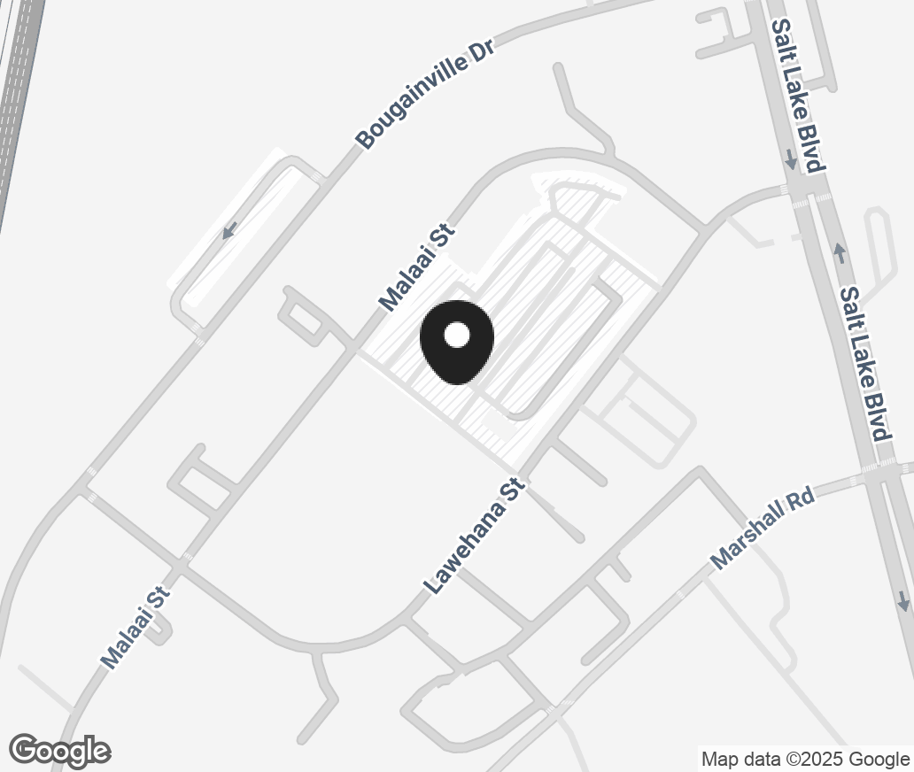 Google Map of 4380 Lawehana St, Honolulu HI 96818