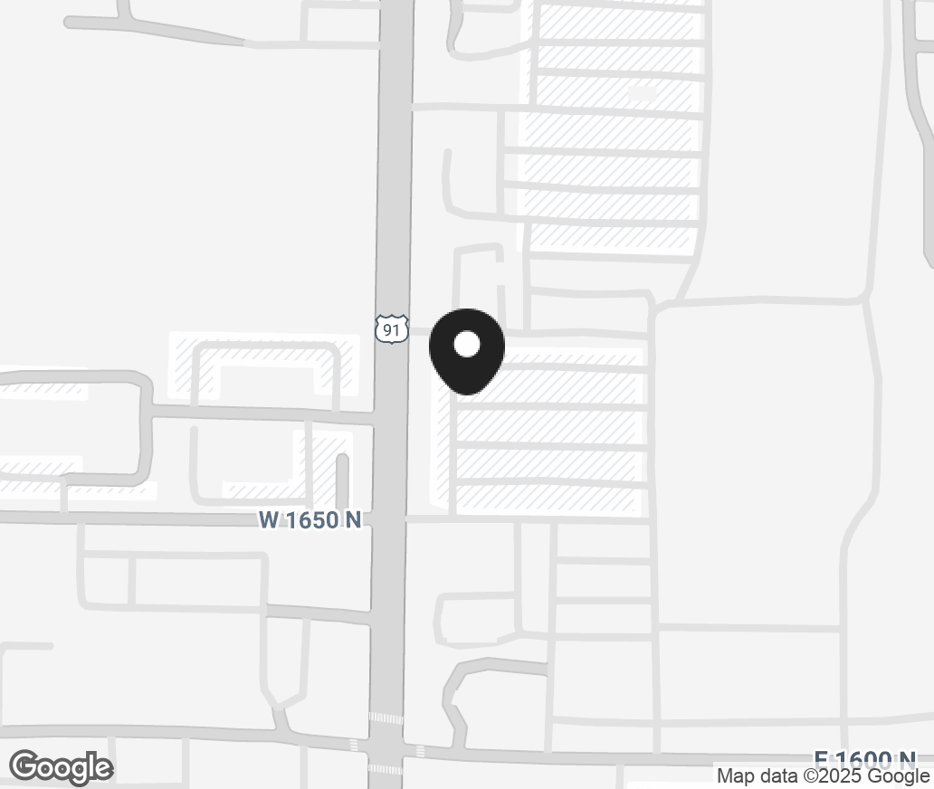 Google Map of 1660 N Main St, North Logan UT 84341