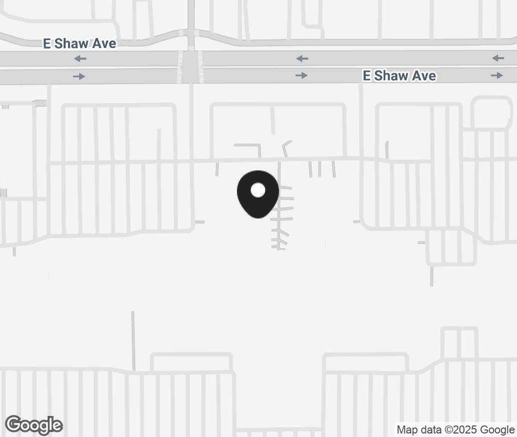 Google Map of 639 East Shaw Ave. Suite 123, Fresno CA 93710