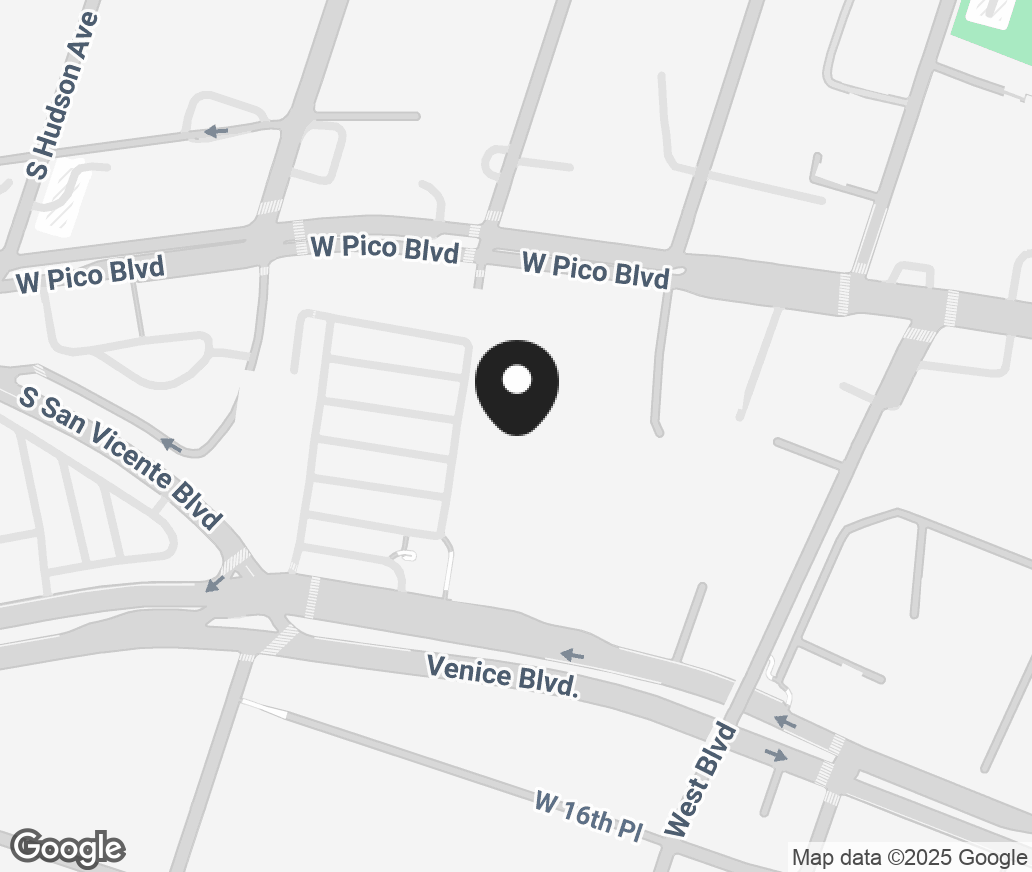 Google Map of 4550 Pico Blvd, Los Angeles CA 90019