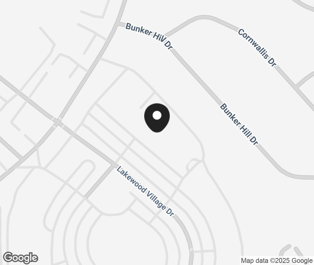 Google Map of 2743 Lakewood Village Drive, North Little Rock AR 72116