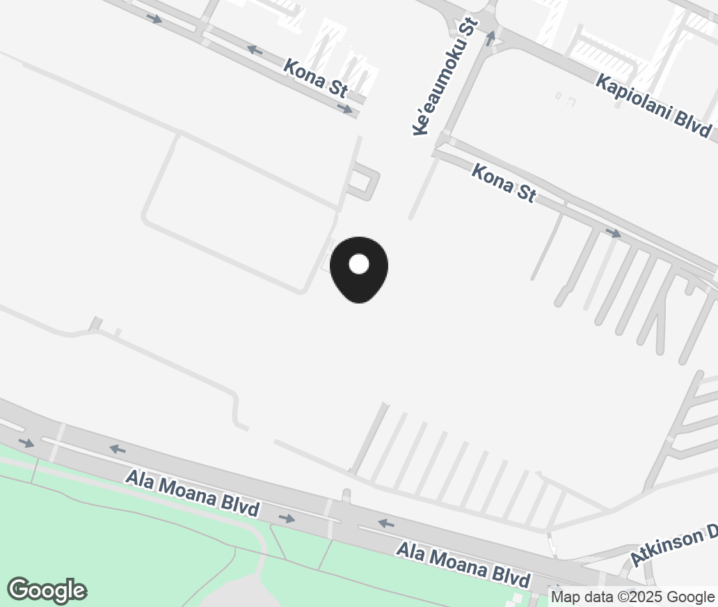 Google Map of 1450 Moana Boulevard, Honolulu HI 96814