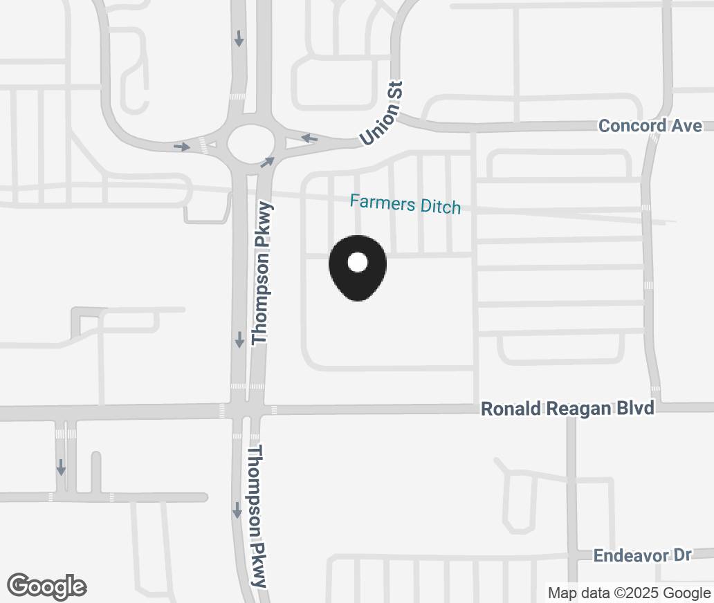 Google Map of 4824 Thompson Parkway, Johnstown CO 80534