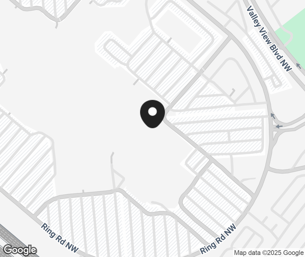 Google Map of 4802 Valley View Blvd Nw, Roanoke VA 24012