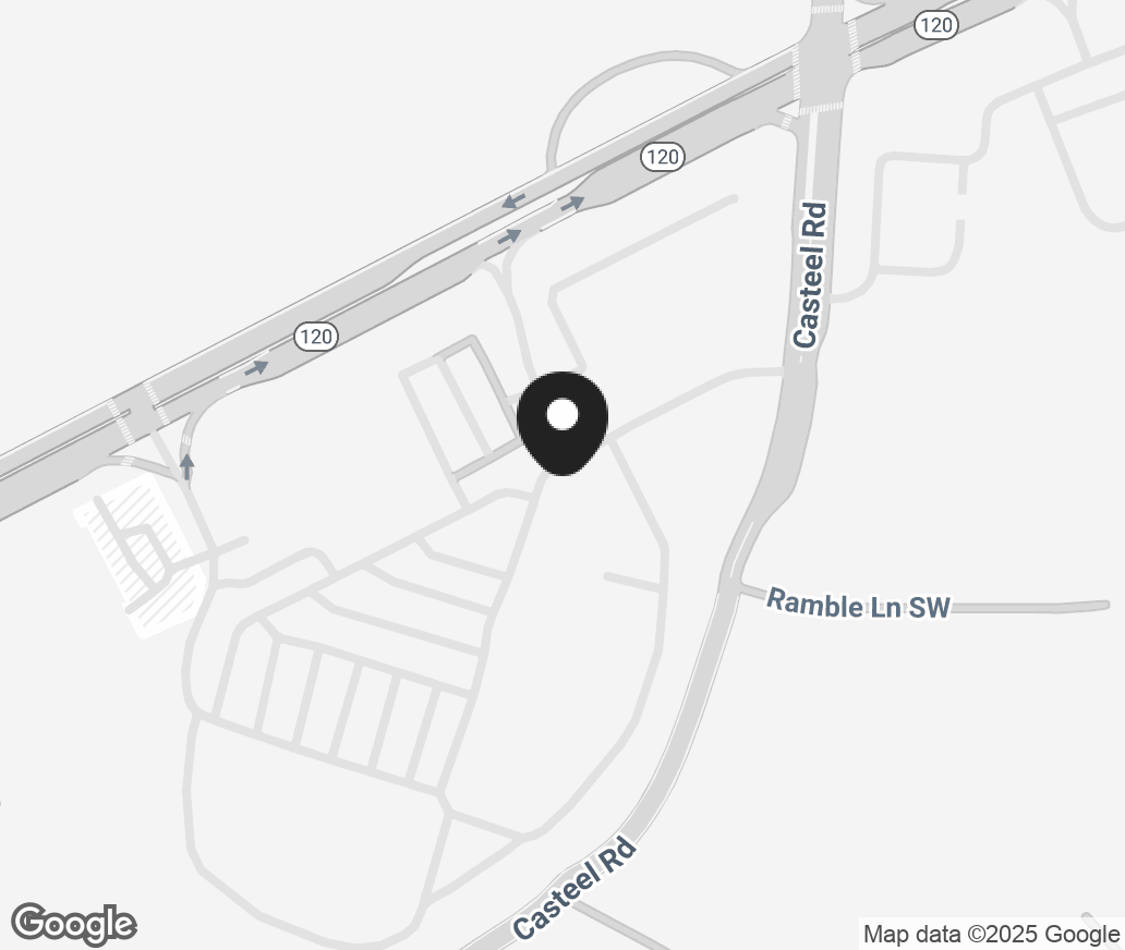 Google Map of 3805 Dallas Highway Sw, Marietta GA 30064