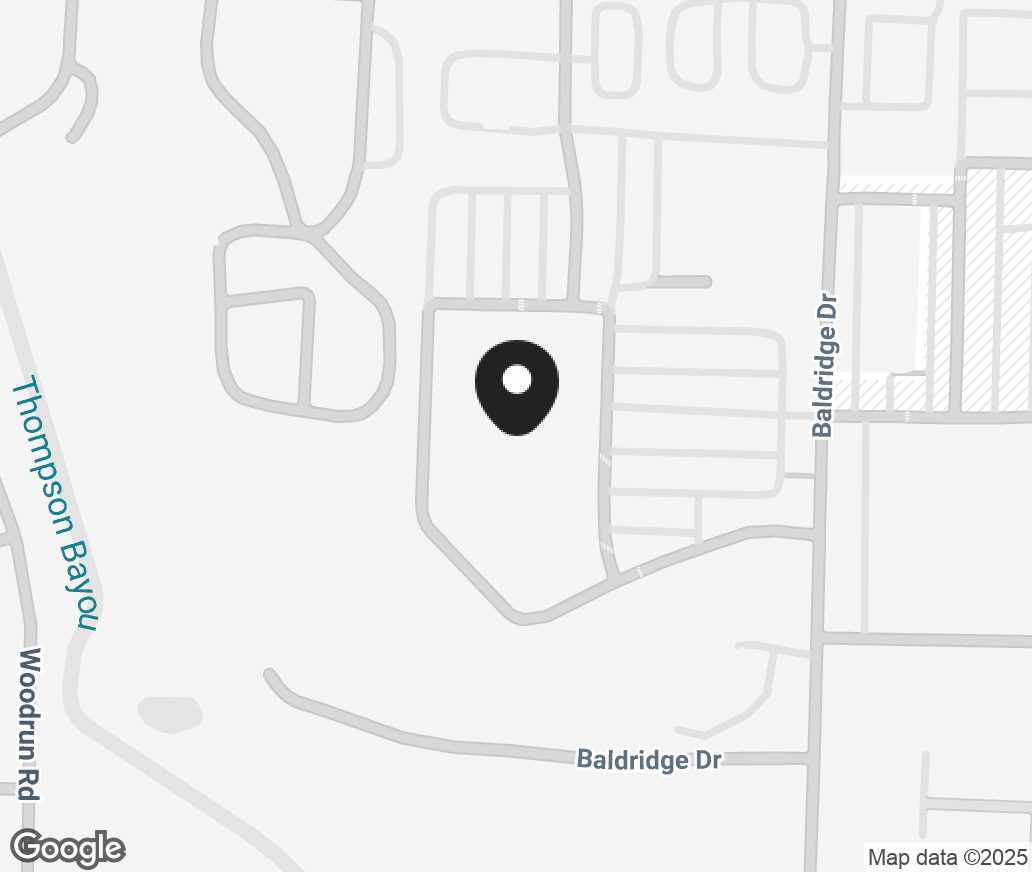 Google Map of 9300 Baldridge Dr, Pensacola FL 32514