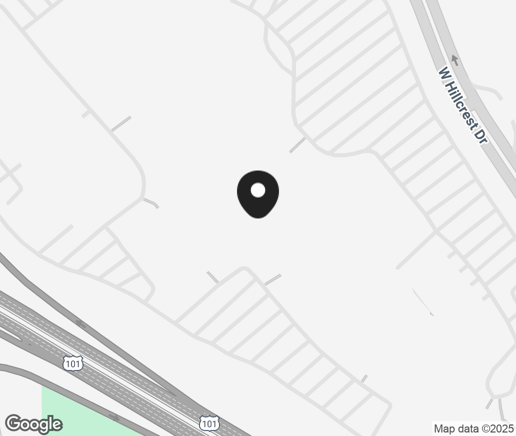 Google Map of 338 W. Hillcrest Drive, Thousand Oaks CA 91360