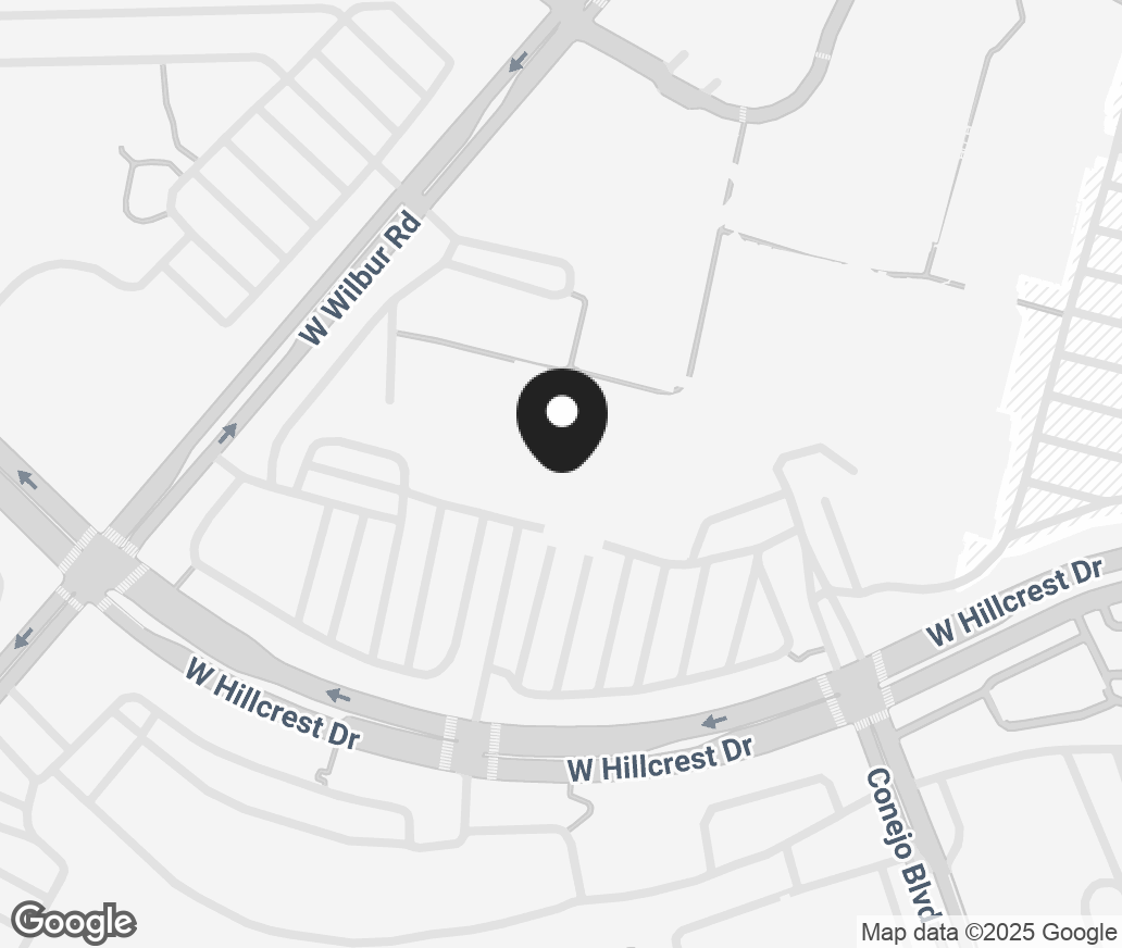 Google Map of 145 W Hillcrest Drive, Thousand Oaks CA 91360