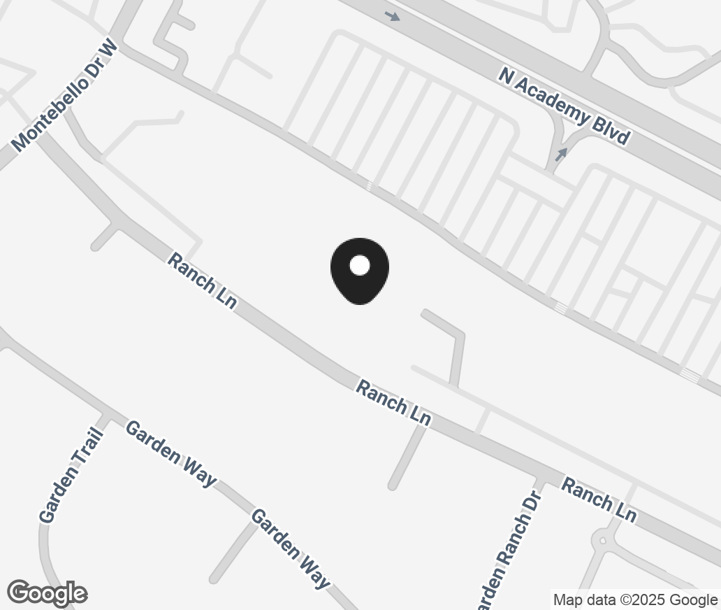 Google Map of 5240 N Academy Blvd, Colorado Springs CO 80918-4004