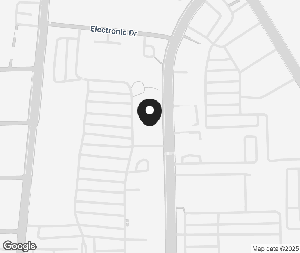 Google Map of 3393 E Foothill Blvd, Pasadena CA 91107