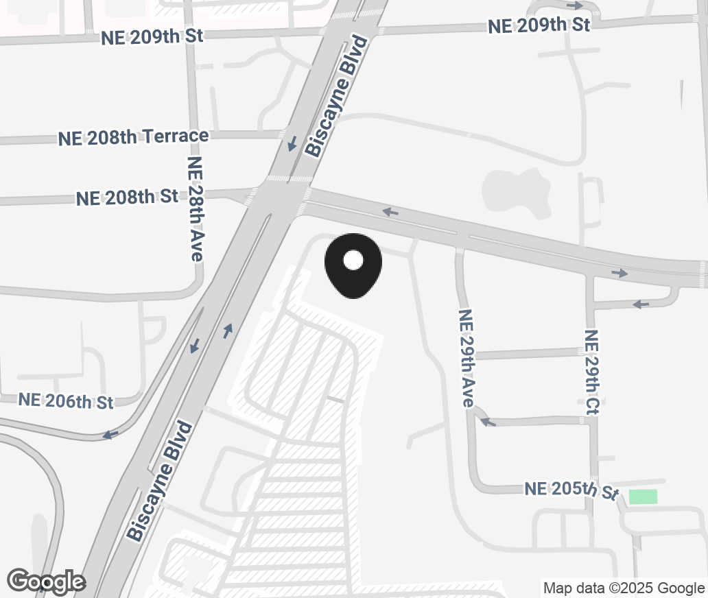 Google Map of 20669 Biscaybe Boulevard, Miami FL 33180