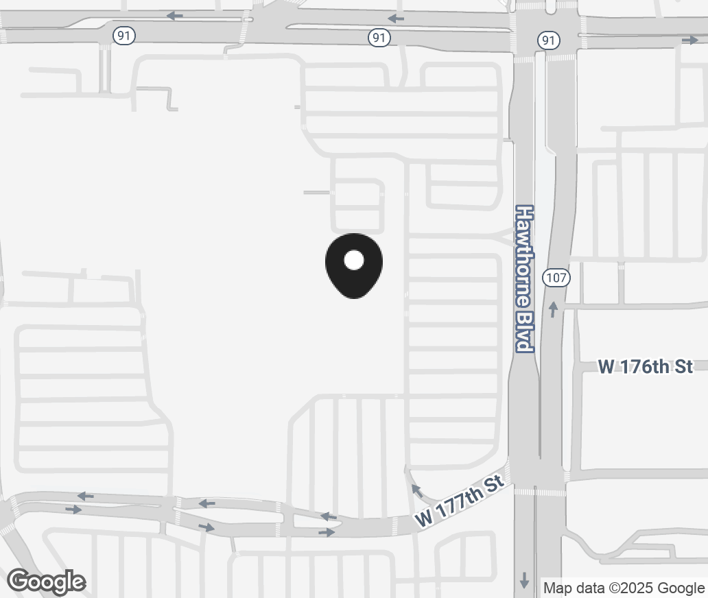 Google Map of 1801 Hawthorne Blvd, Redondo Beach CA 90278