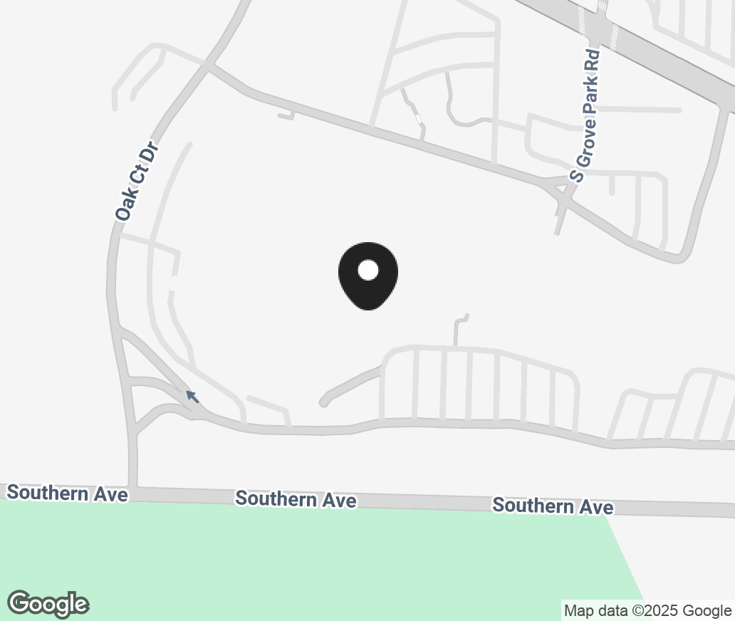 Google Map of 4433 Poplar Ave, Memphis TN 38117