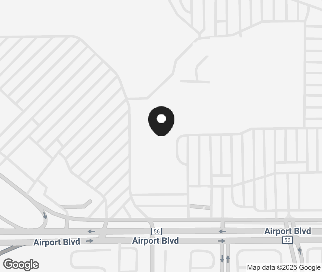 Google Map of 3250 Airport Blvd, Mobile AL 36606
