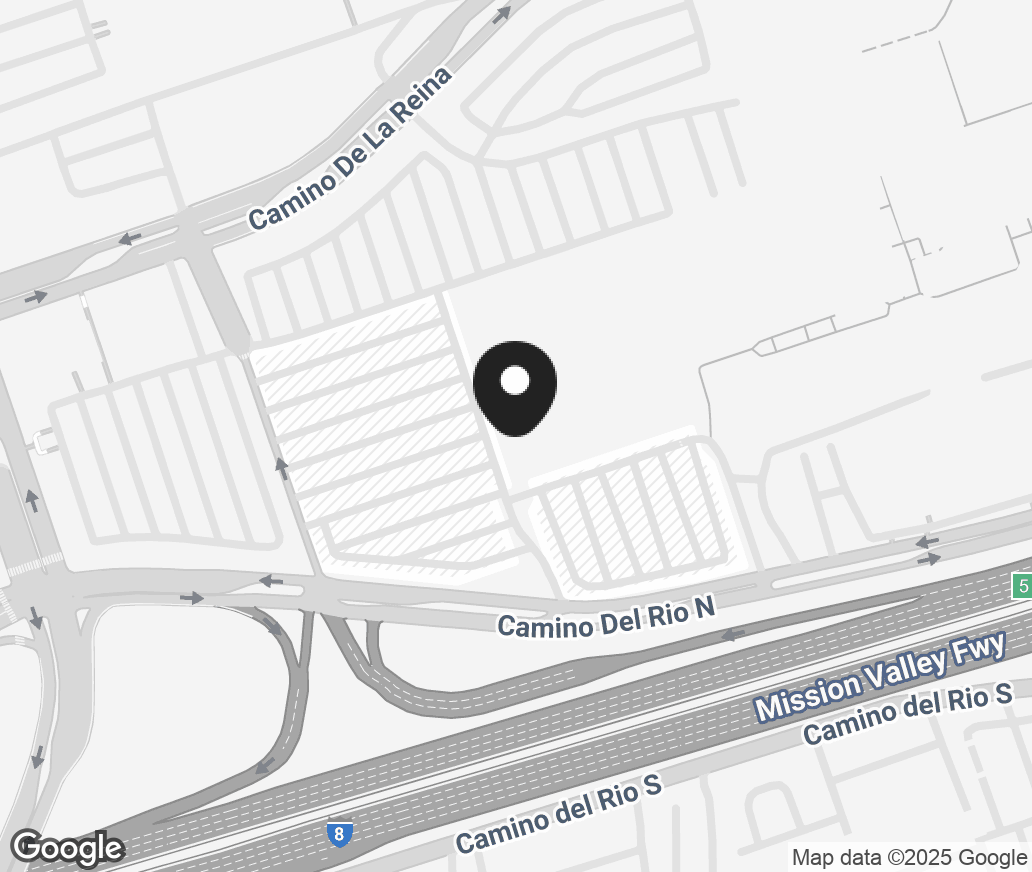 Google Map of 1288 Camino Del Rio N, San Diego CA 92108-1511