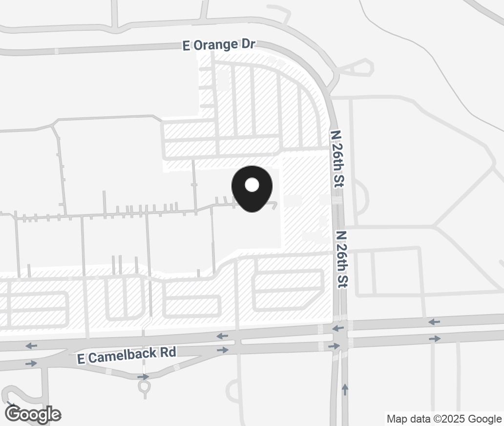 Google Map of 2502 E. Camelback Rd. Space 148, Phoenix AZ 85016