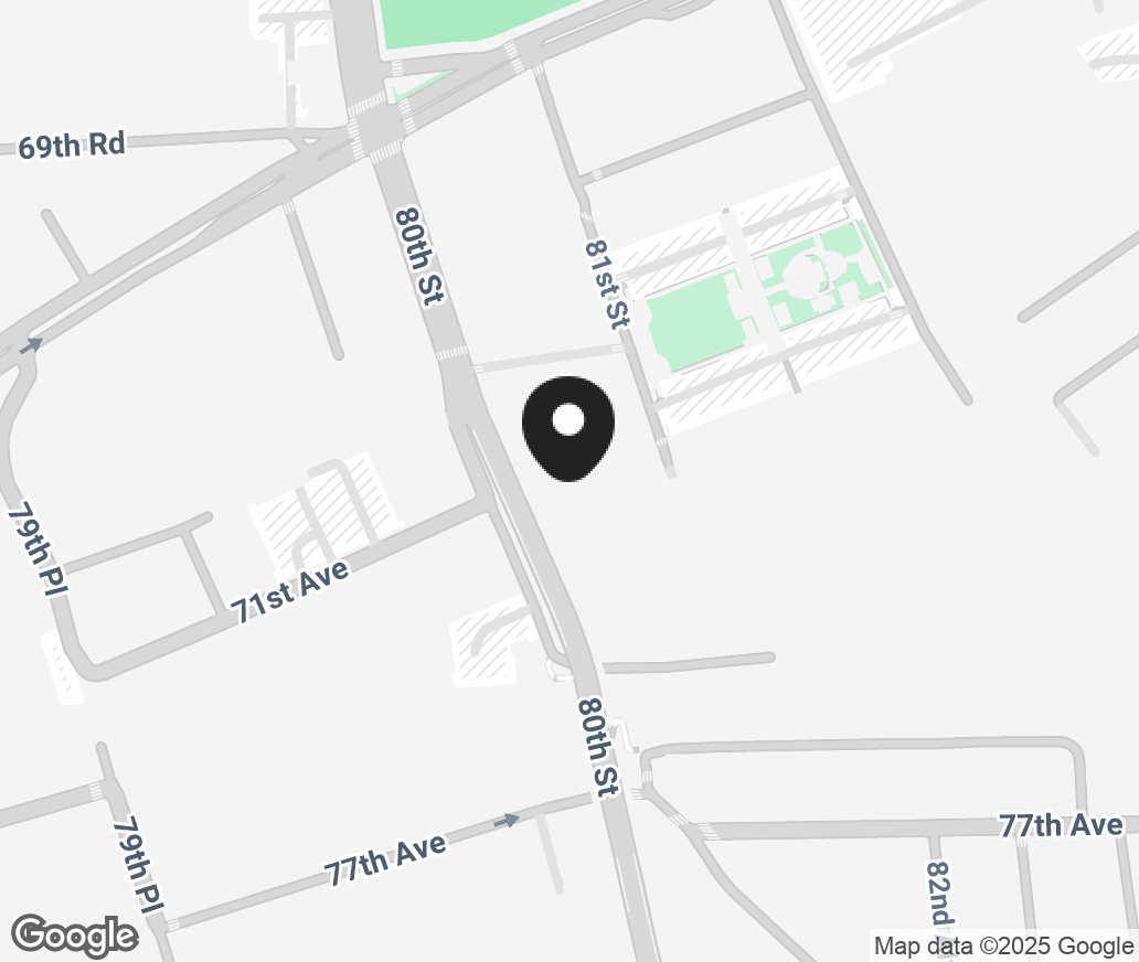 Google Map of 7103 80Th Street, Glendale NY 11385