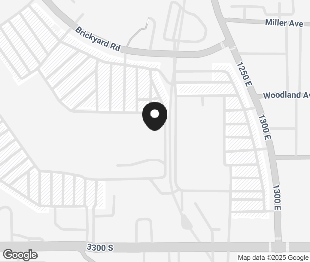 Google Map of 1202 Brickyard Rd, Salt Lake City UT 84106