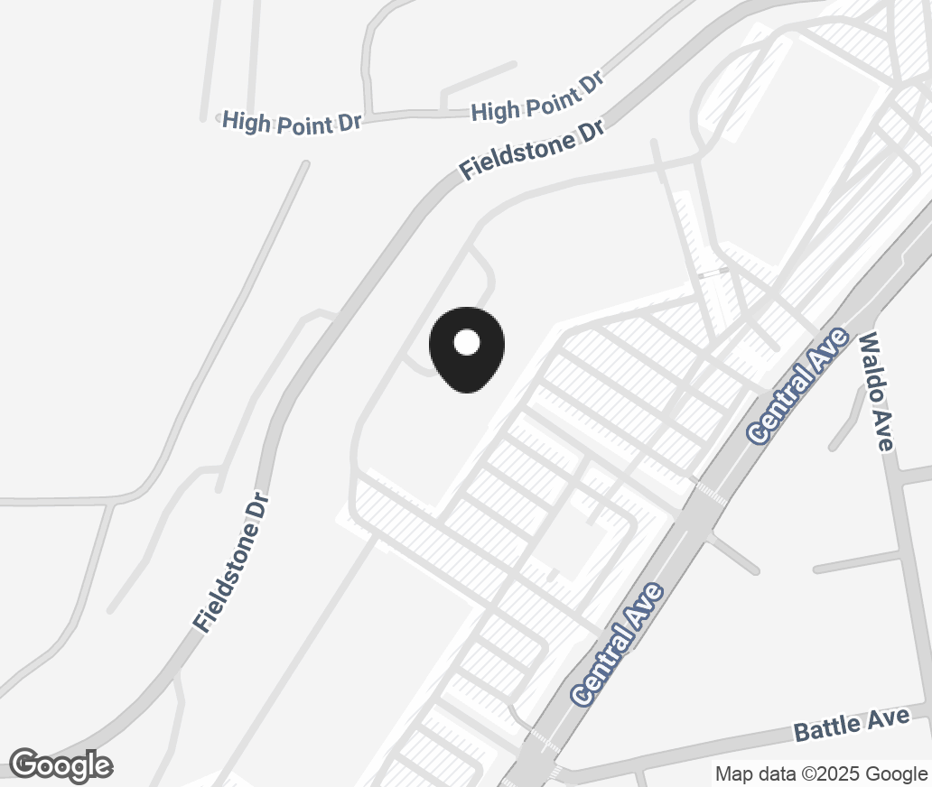 Google Map of 383 North Central Avenue, Hartsdale NY 10530