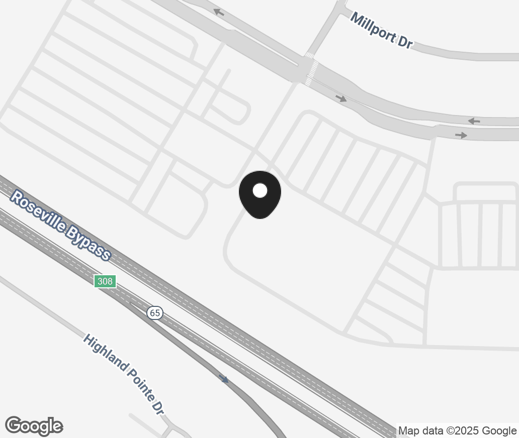 Google Map of 10375 Fairway Dr, Roseville CA 95678