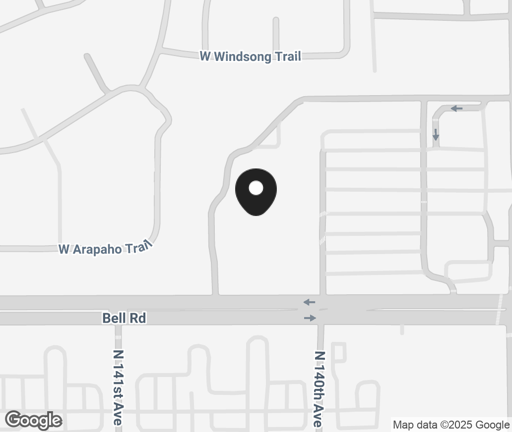 Google Map of 14020 W Bell Rd, Surprise AZ 85374