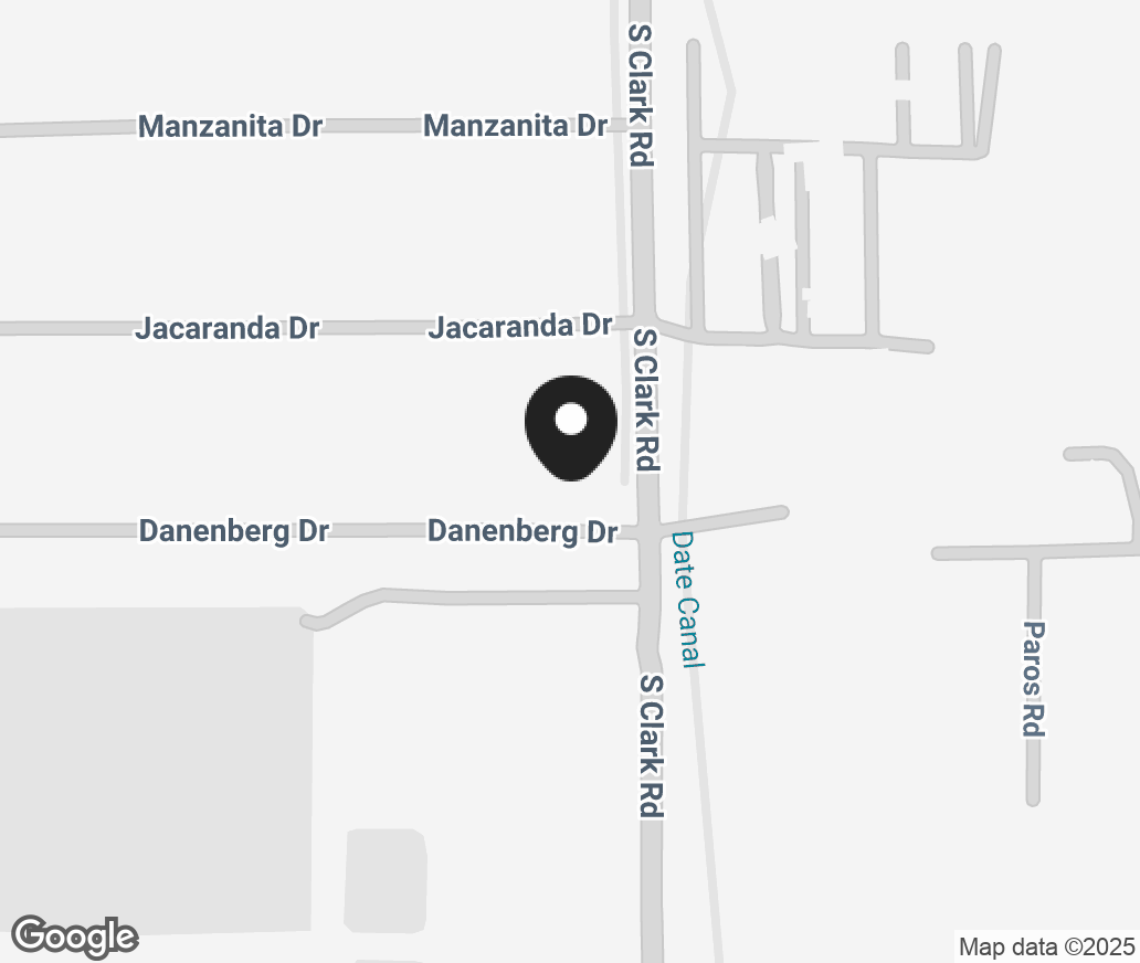Google Map of 808 E. Danenberg Dr, El Centro CA 92243