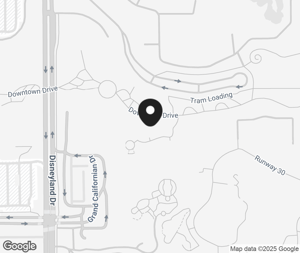 Google Map of 1570 S. Disneyland Drive, Anaheim CA 92802