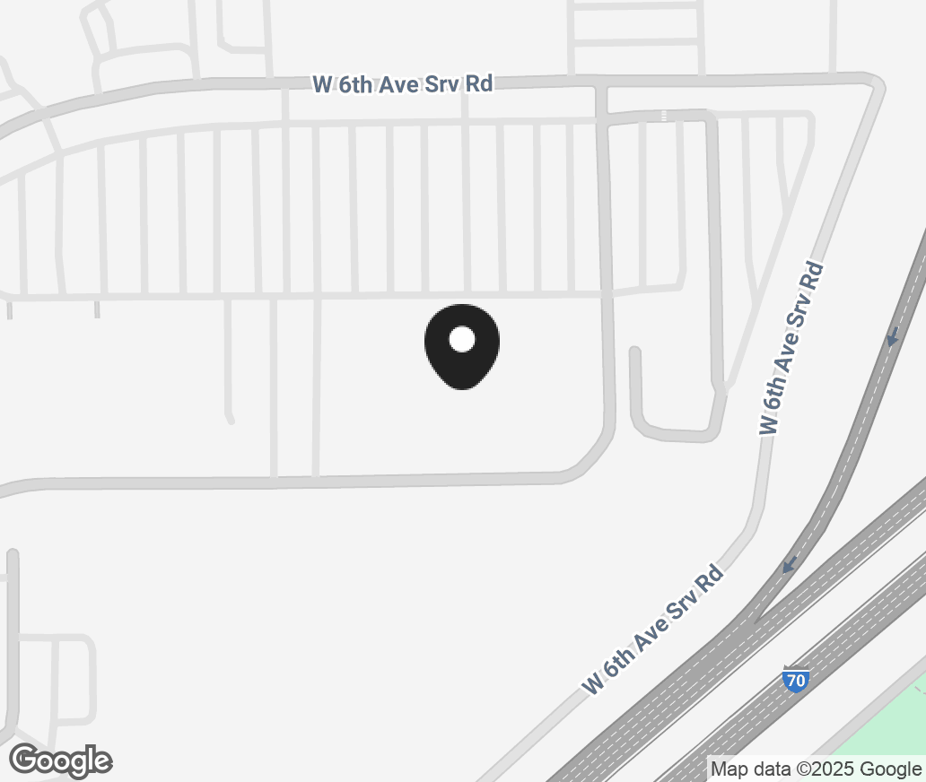 Google Map of 16700 W Colfax Ave, Golden CO 80401