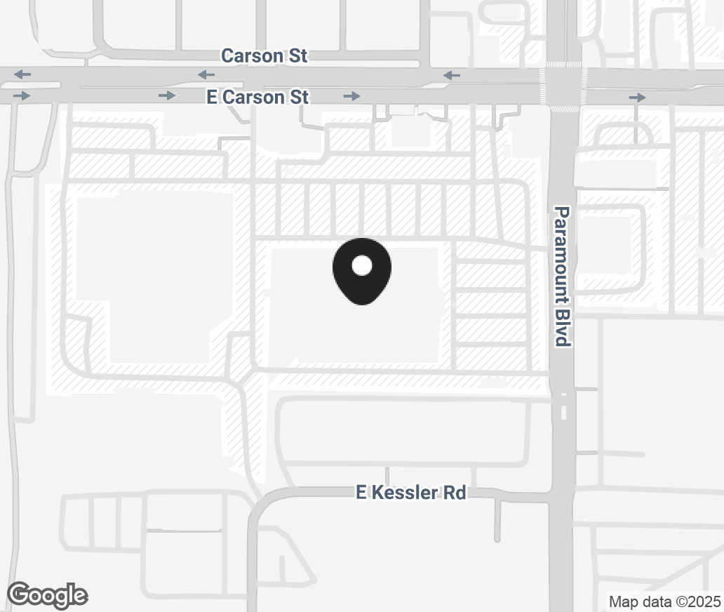 Google Map of 2650 Carson St, Lakewood CA 90712