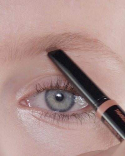 Applying Brow Powder Duo in Auburn