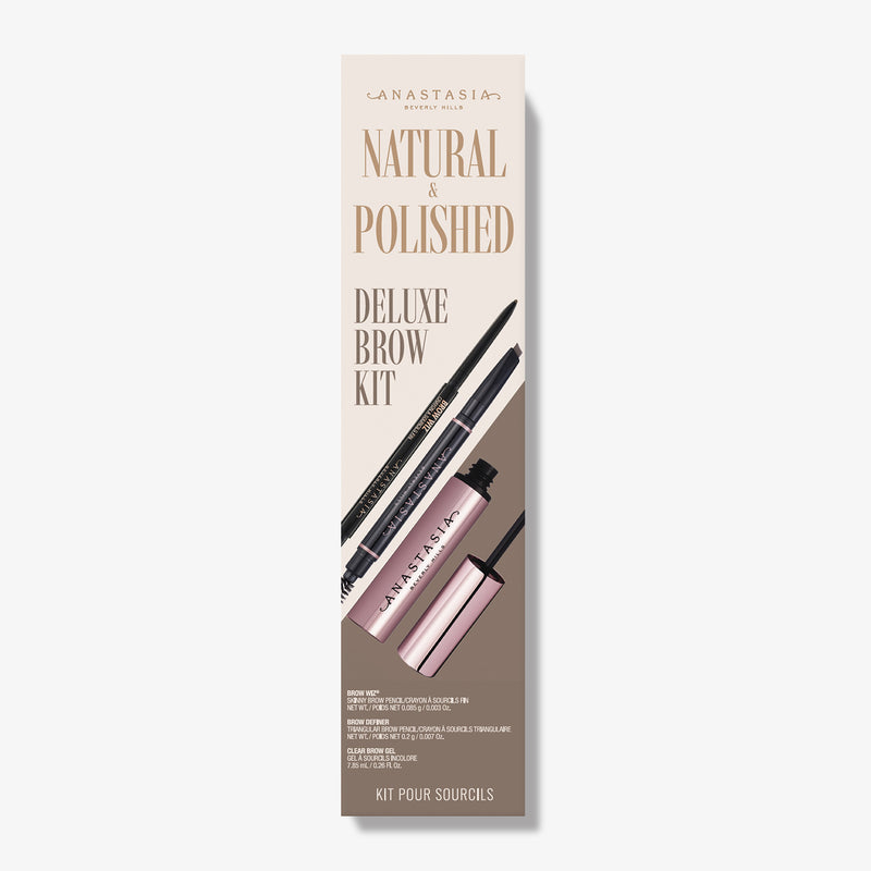 Soft Brown | Natural & Polished Deluxe Brow Kit 