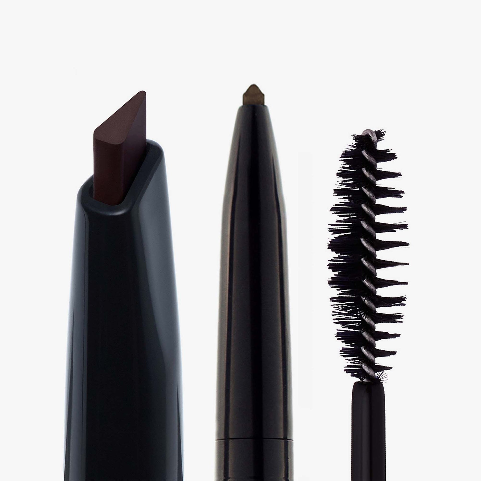 Ebony | Natural & Polished Deluxe Brow Kit - Close Up Image