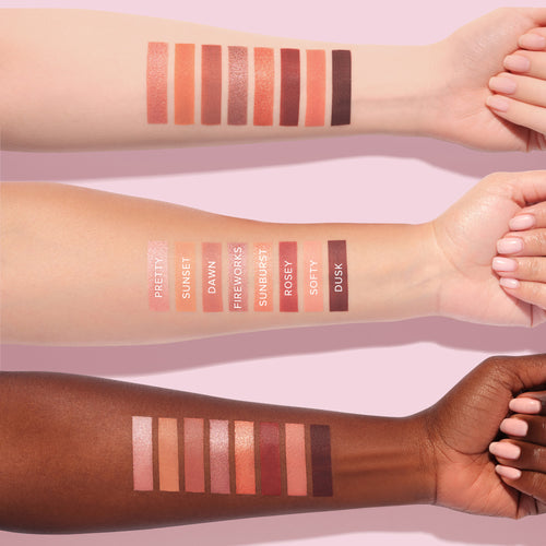 Glam To Go Mini Palette Arm Swatches 